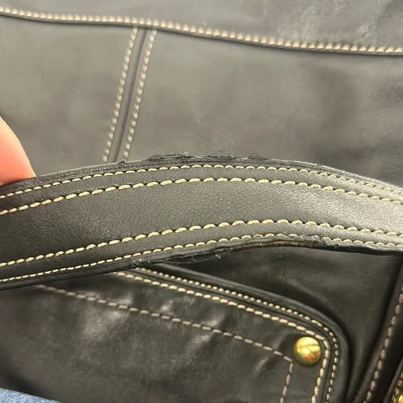 Coach 65th Anniversary Black Leather Shoulder Bag - Picture 5 of 11